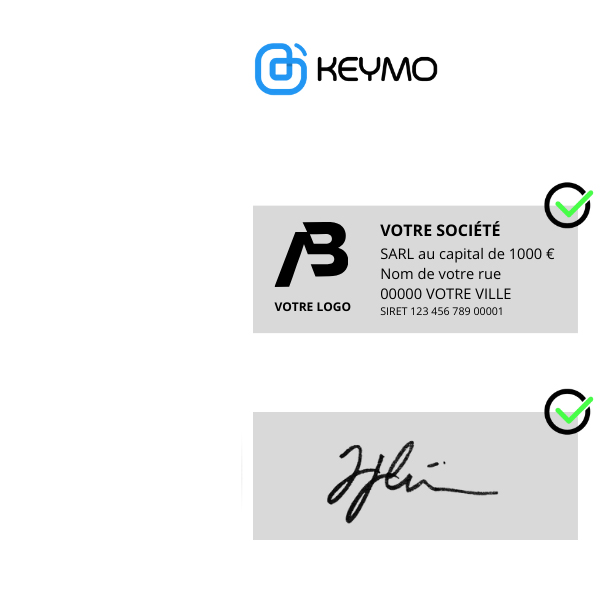 Nouvelle empreinte numérique KEYMO – Certificat 2 ans